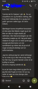 4 dages slemt angstanfald, øjensmerte og desperat mangel på søvn, efter 30 min akut hypnose sov roligt hele natten